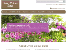 Tablet Screenshot of livingcolourbulbs.com